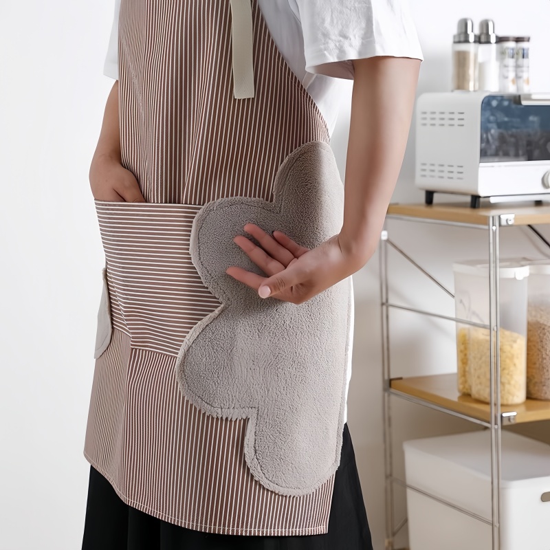 Home Cooking Oil Disposal - Celemek Kain Oxford Uniseks untuk Dapur,