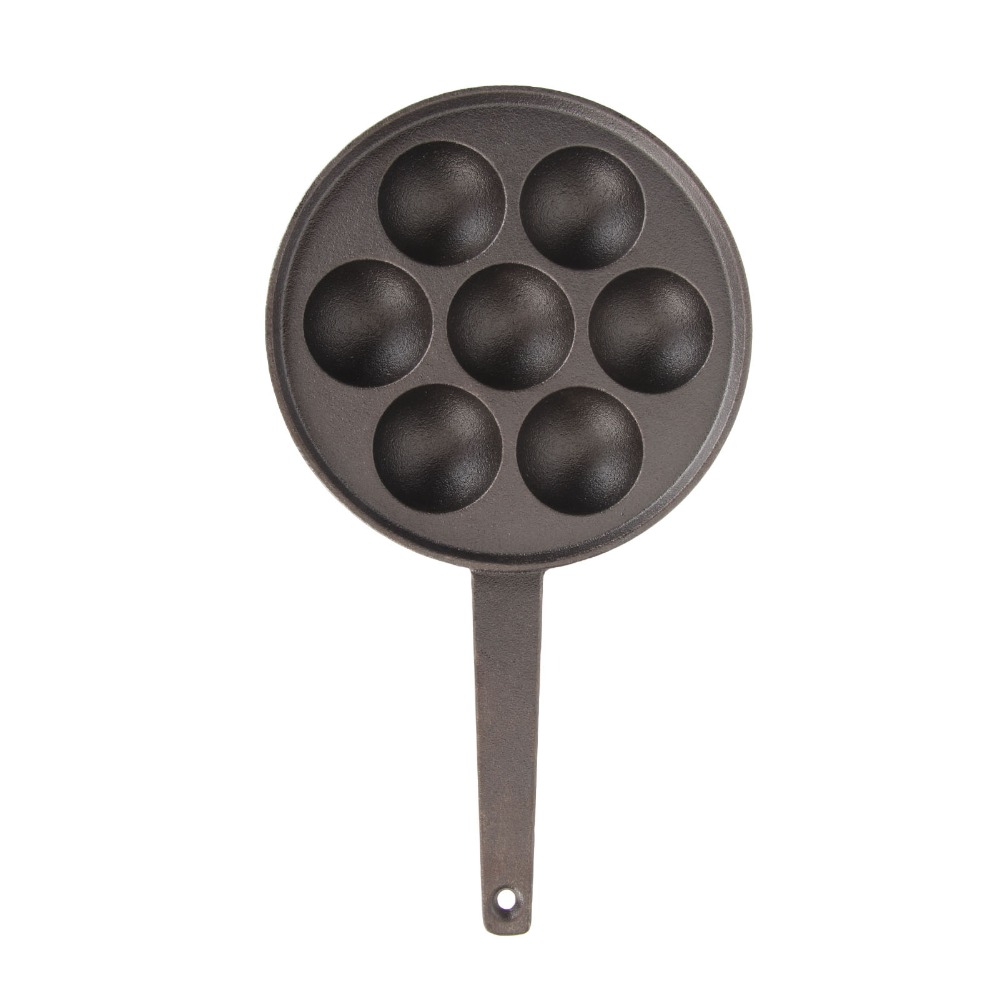 Takoyaki Pan Cast - Wajan Takoyaki Besi Cor Diameter 2.17in