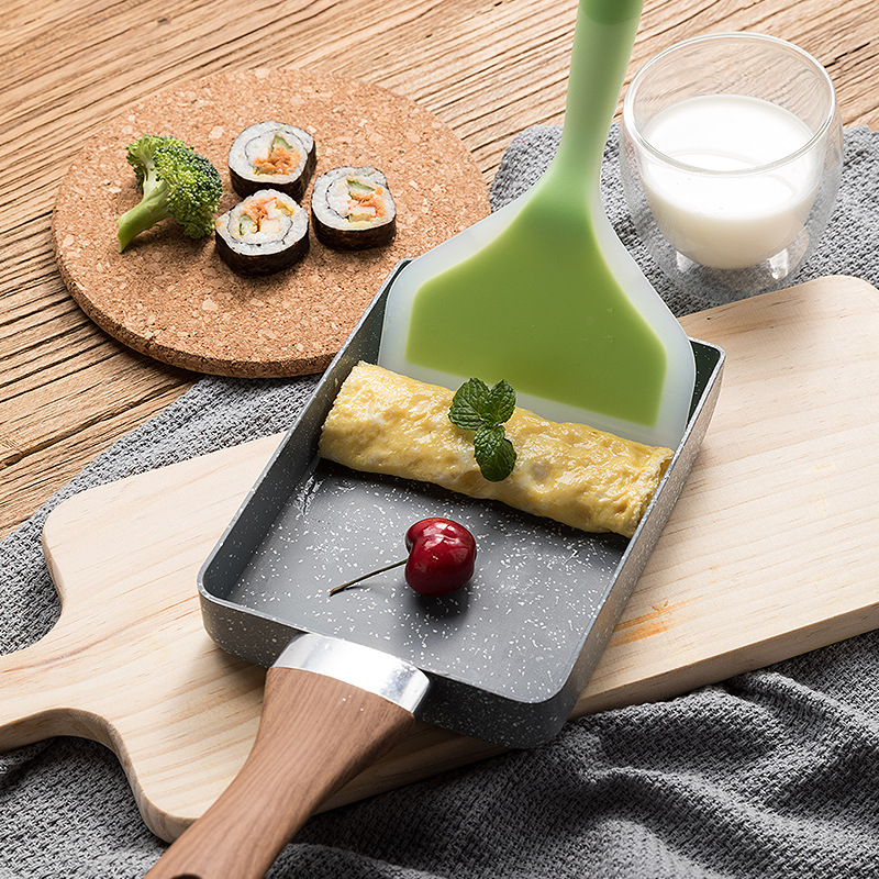 Crepe Pan Nonstick - Wajan Penggorengan Tamagoyaki Omelet Hitam Anti-lengket