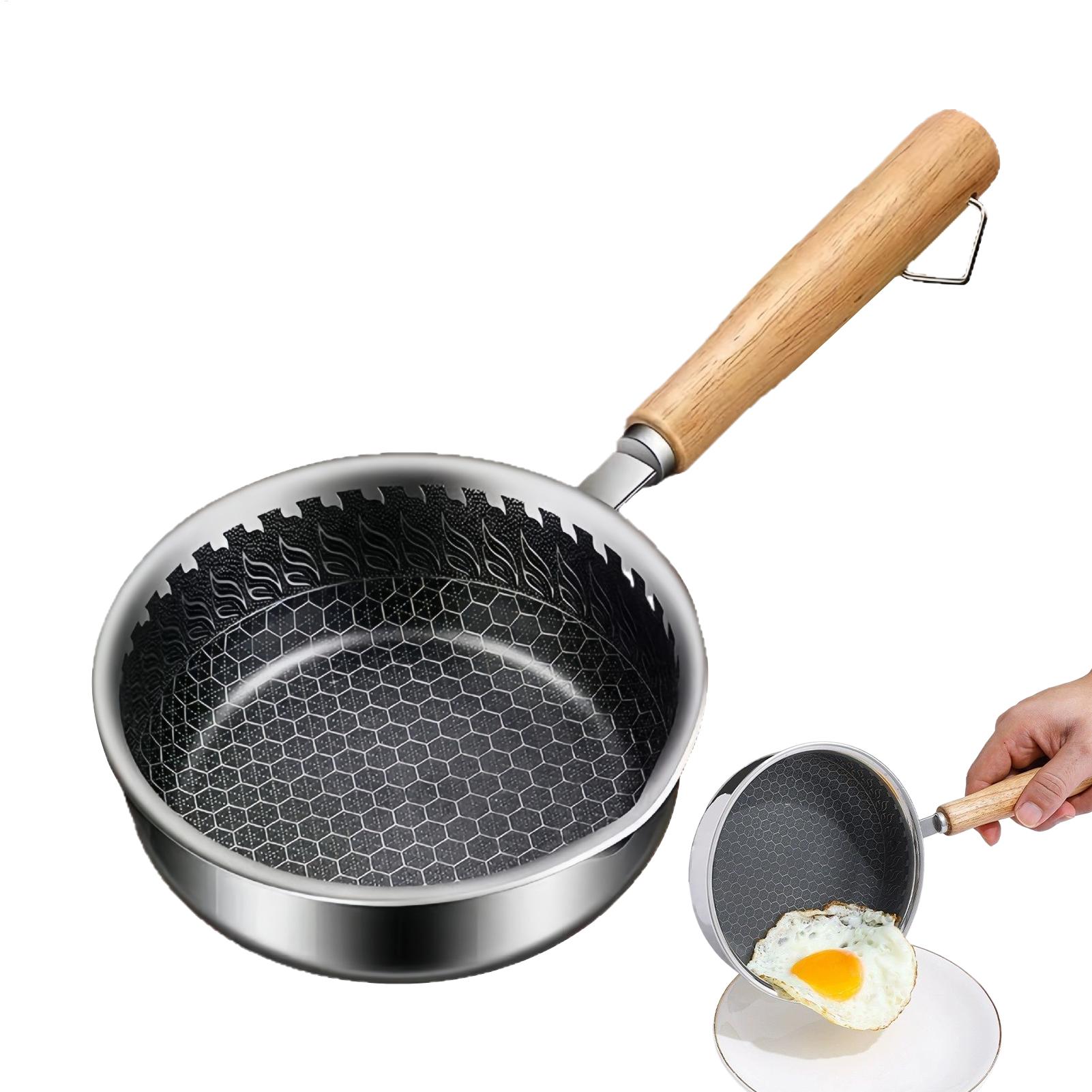 Crepe Pan Nonstick - Wajan Penggorengan Mini Anti Lengket Gagang