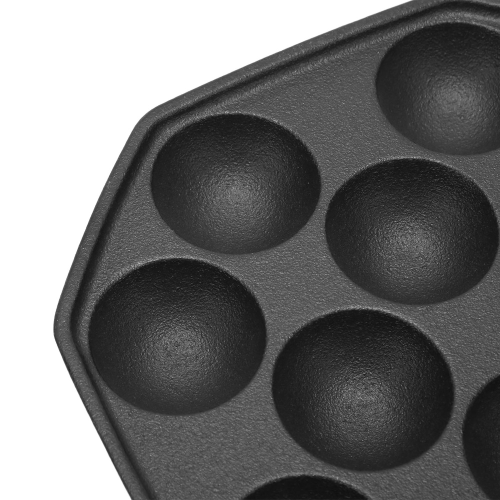 Takoyaki Pan Cast - Wajan Penggorengan Telur Besi Cor Anti