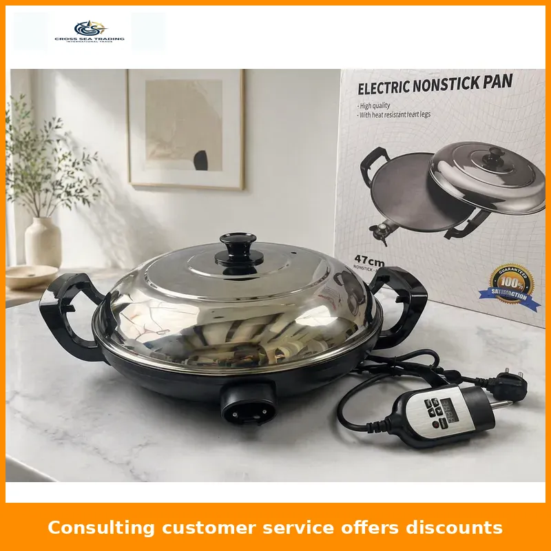 Crepe Pan Nonstick - Pembuat Crepe Mogogo Injera Mitad 1700W,