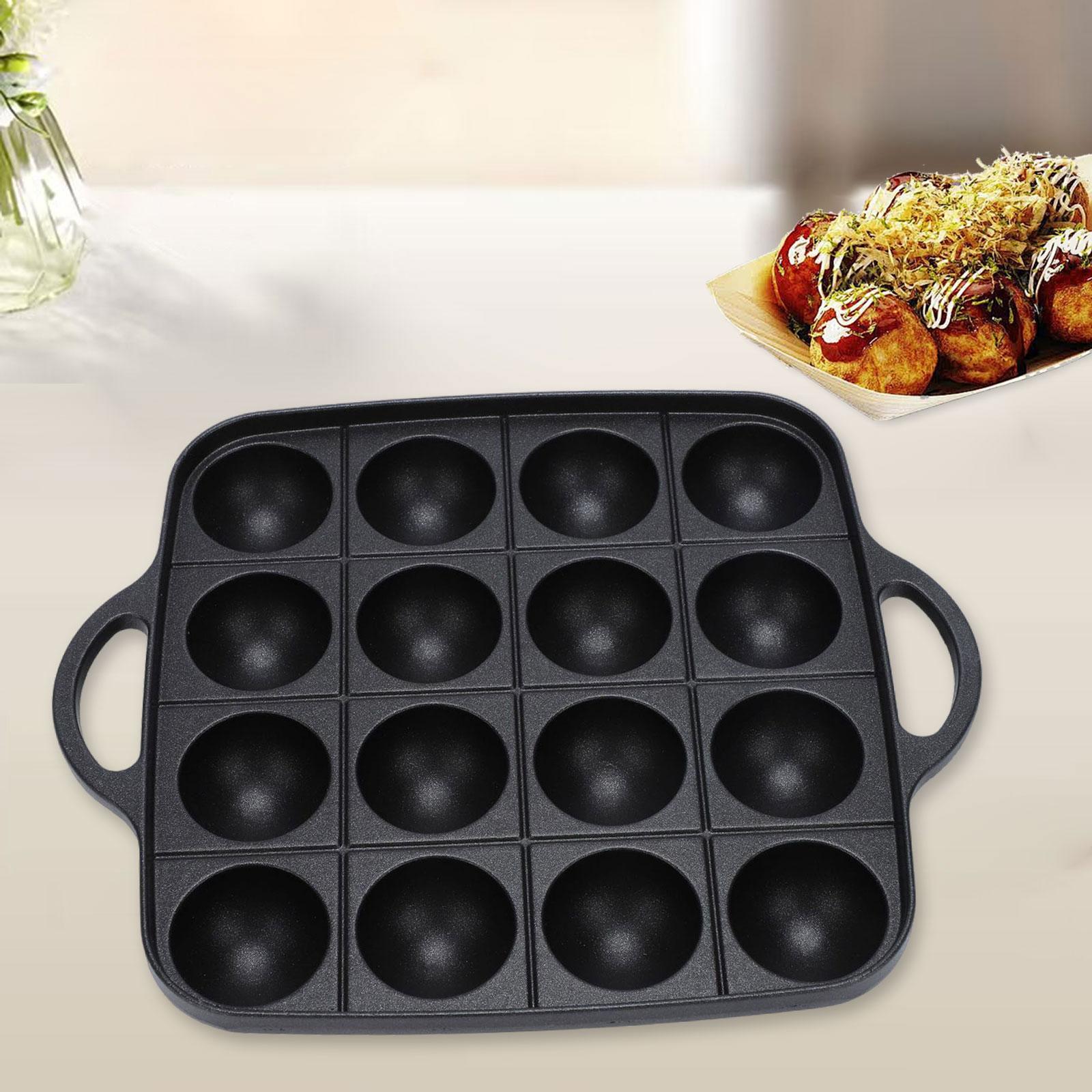 Takoyaki Pan Cast - Wajan Panggang Takoyaki Mudah Dibersihkan Peralatan