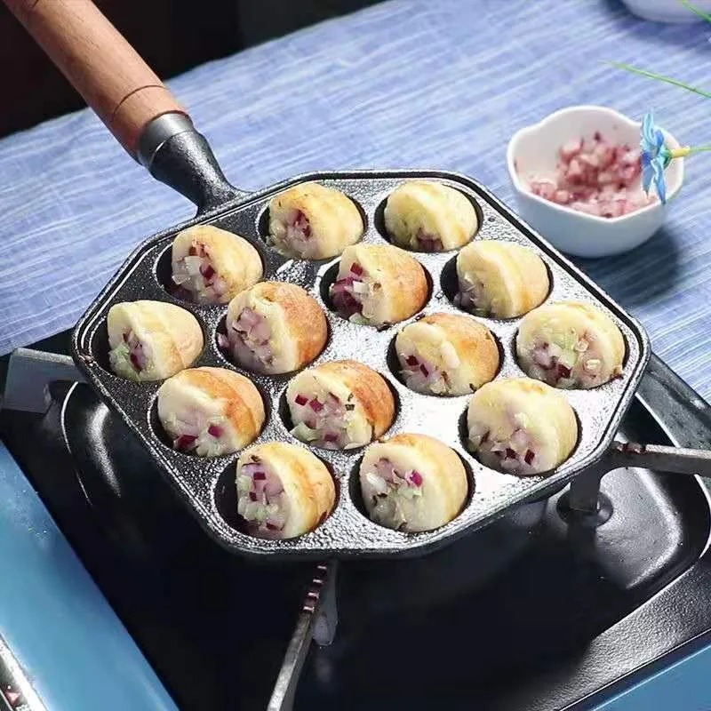 Baking Takoyaki panci hadiah 1 - Takoyaki Pan Cast ulasan dan harga
