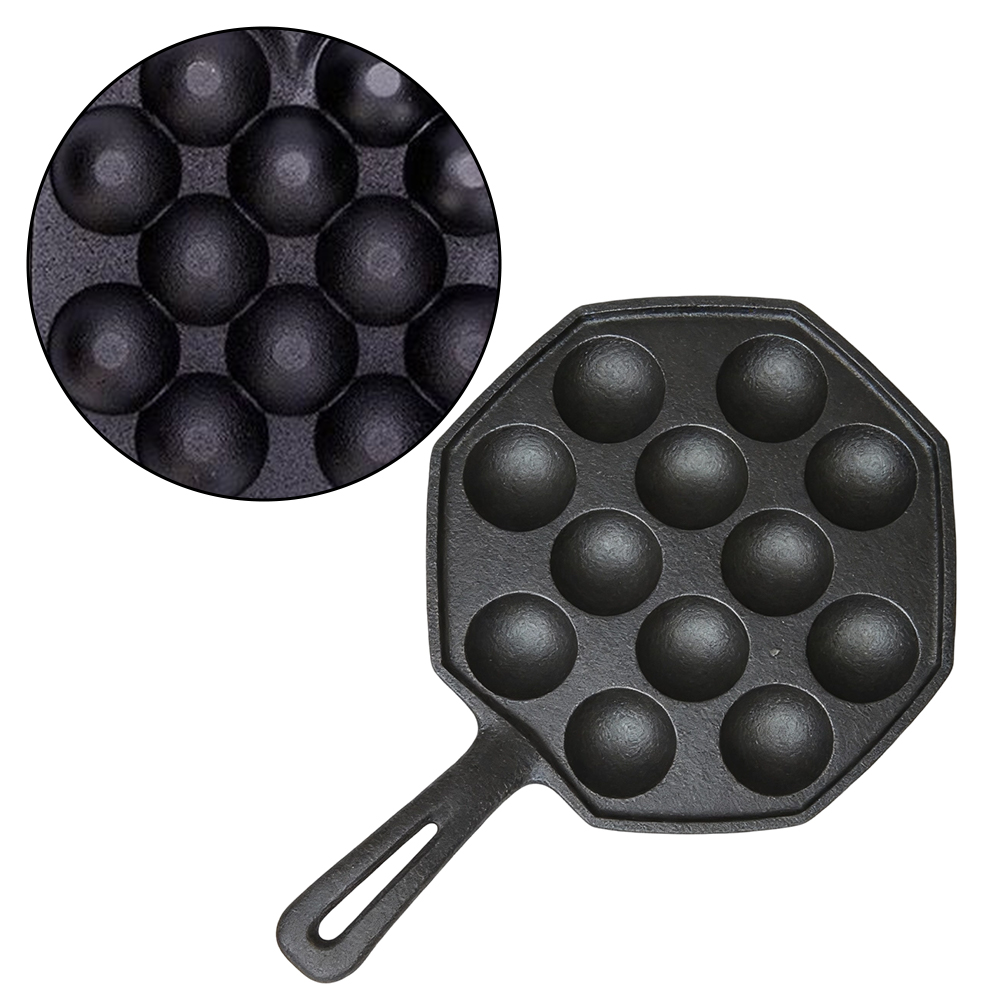 Pembuat Takoyaki Besi Cor 12 L - Takoyaki Pan Cast ulasan dan harga