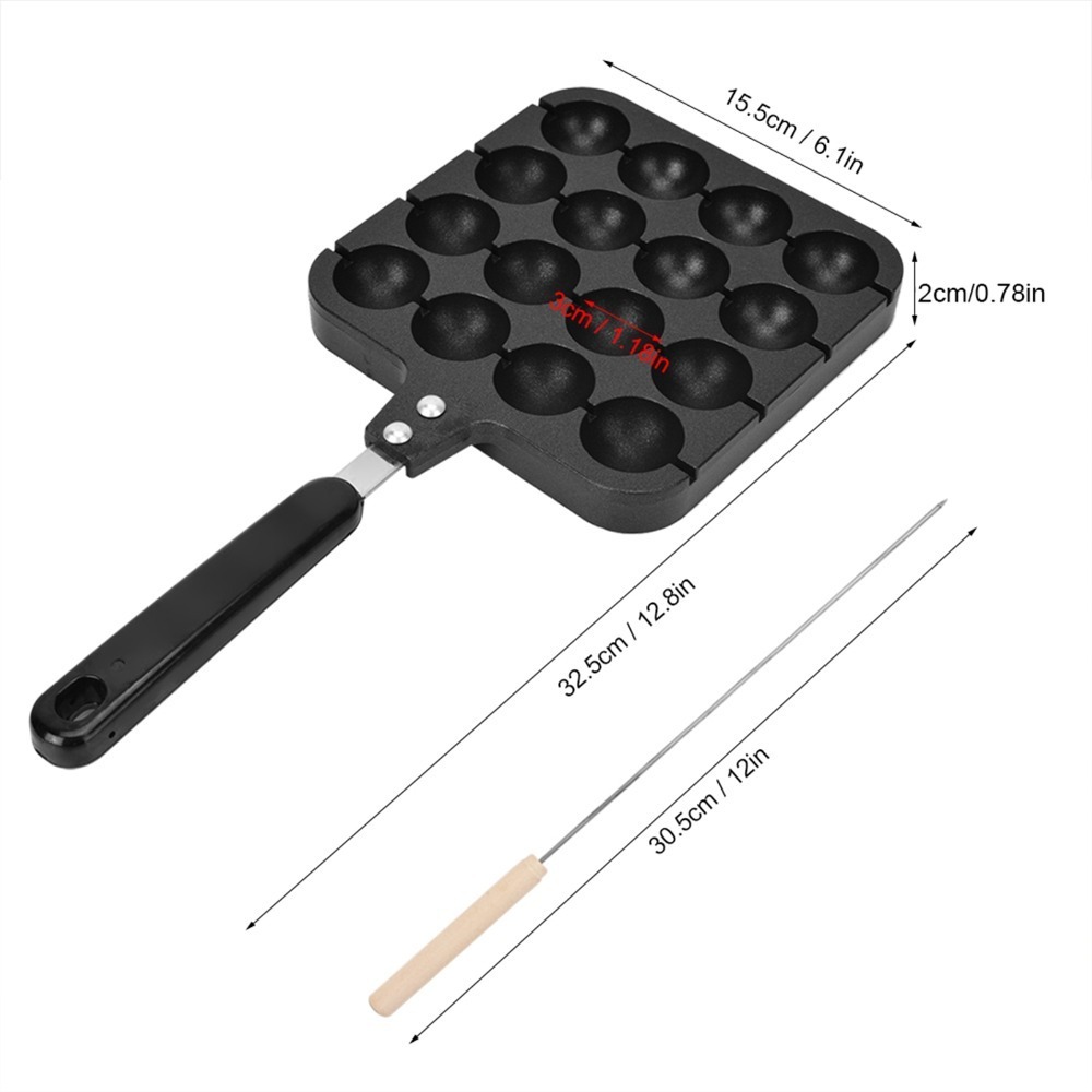 Wajan Takoyaki Aluminium Cor A - Takoyaki Pan Cast ulasan dan harga