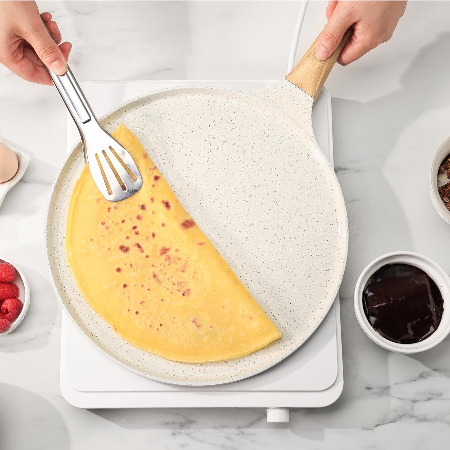 Wajan Crepe Anti Lengket dari  - Crepe Pan Nonstick ulasan dan harga