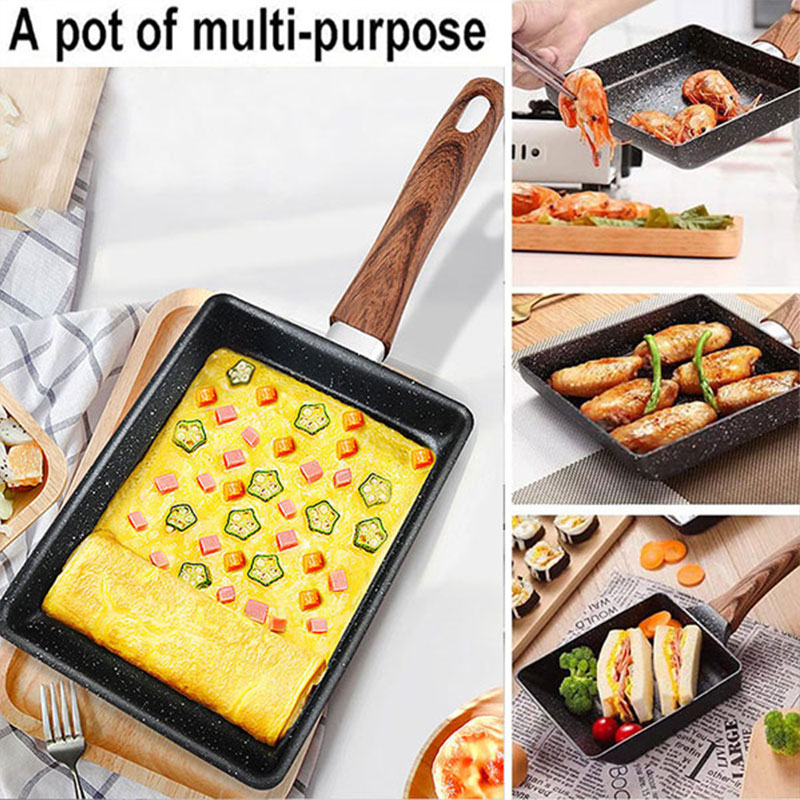 Tamagoyaki panci omelet Jepang - Crepe Pan Nonstick ulasan dan harga