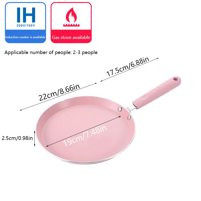 1 Wajan Anti Lengket Warna Pin - Crepe Pan Nonstick ulasan dan harga