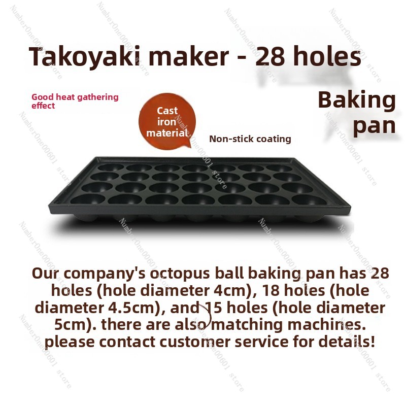 Wajan Panggang Takoyaki Besi C - Takoyaki Pan Cast ulasan dan harga