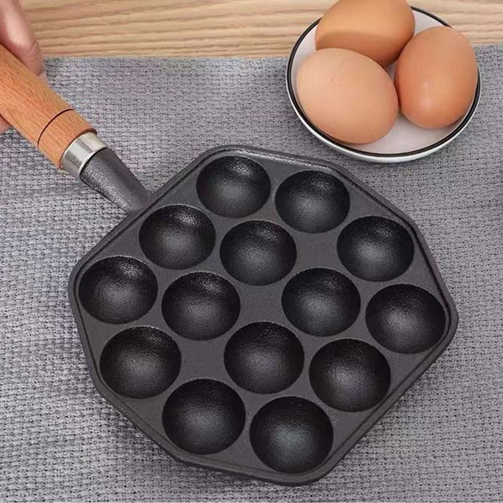 Panci Panggangan Takoyaki Muda - Takoyaki Pan Cast ulasan dan harga
