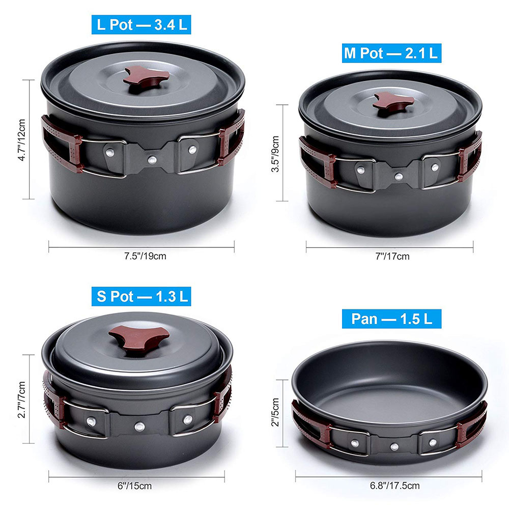Kit peralatan masak Camping lu - Crepe Pan Nonstick ulasan dan harga