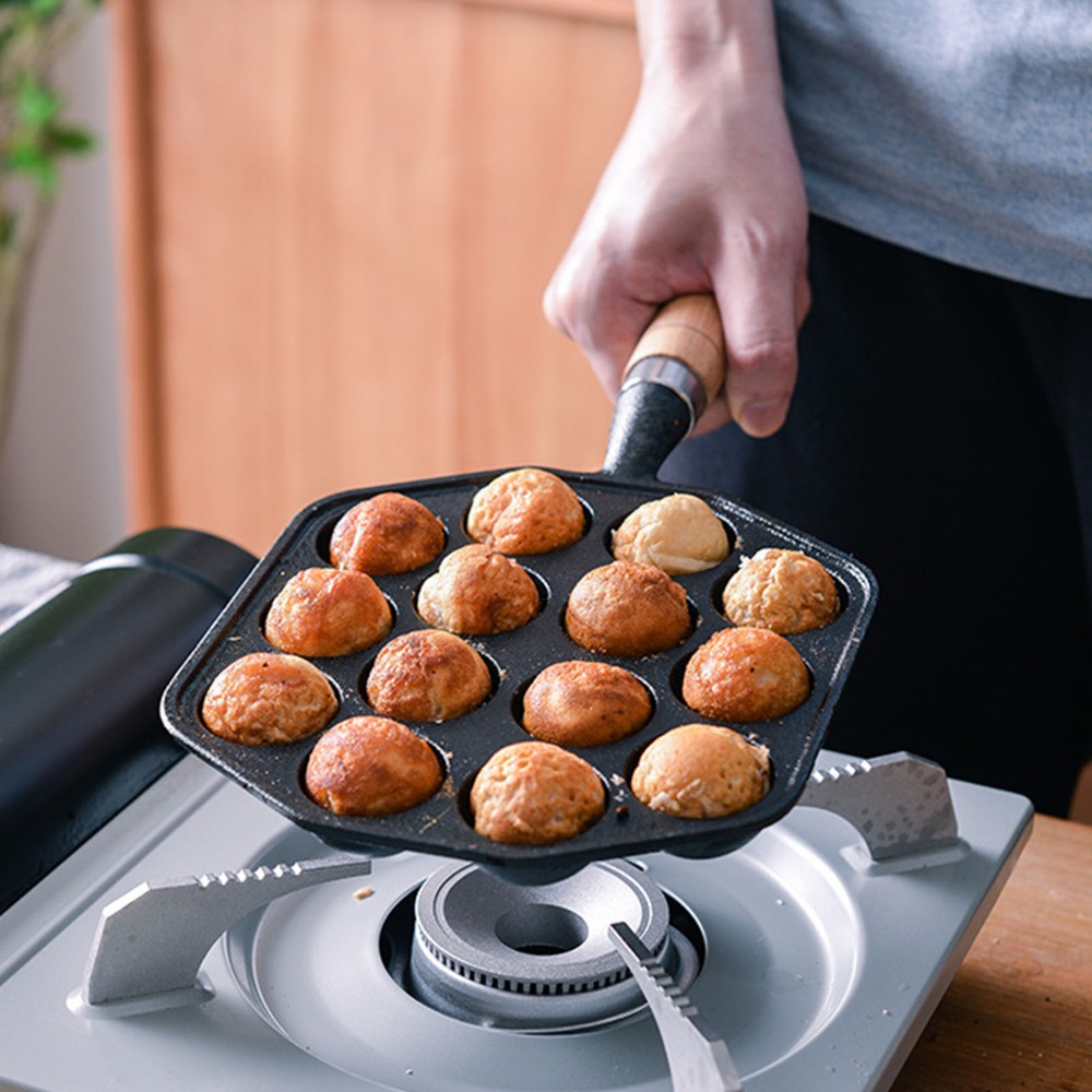 Pembuat Takoyaki Besi Cor Anti - Takoyaki Pan Cast ulasan dan harga