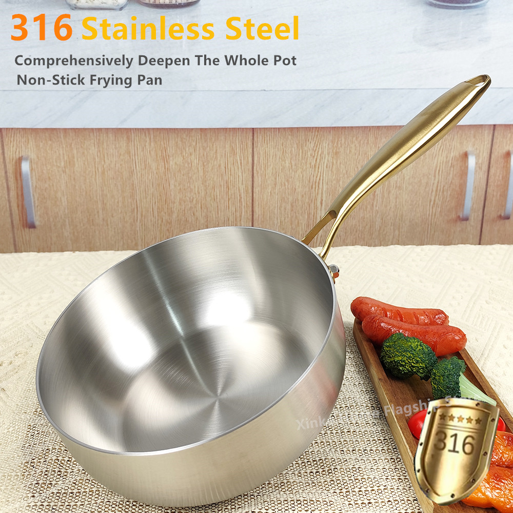 316 Wajan Penggorengan Baja Ta - Crepe Pan Nonstick ulasan dan harga