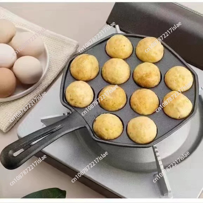 Wajan Takoyaki 14 Lubang Anti  - Takoyaki Pan Cast ulasan dan harga